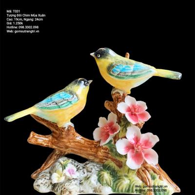 Tượng Đôi Chim Mùa Xuân